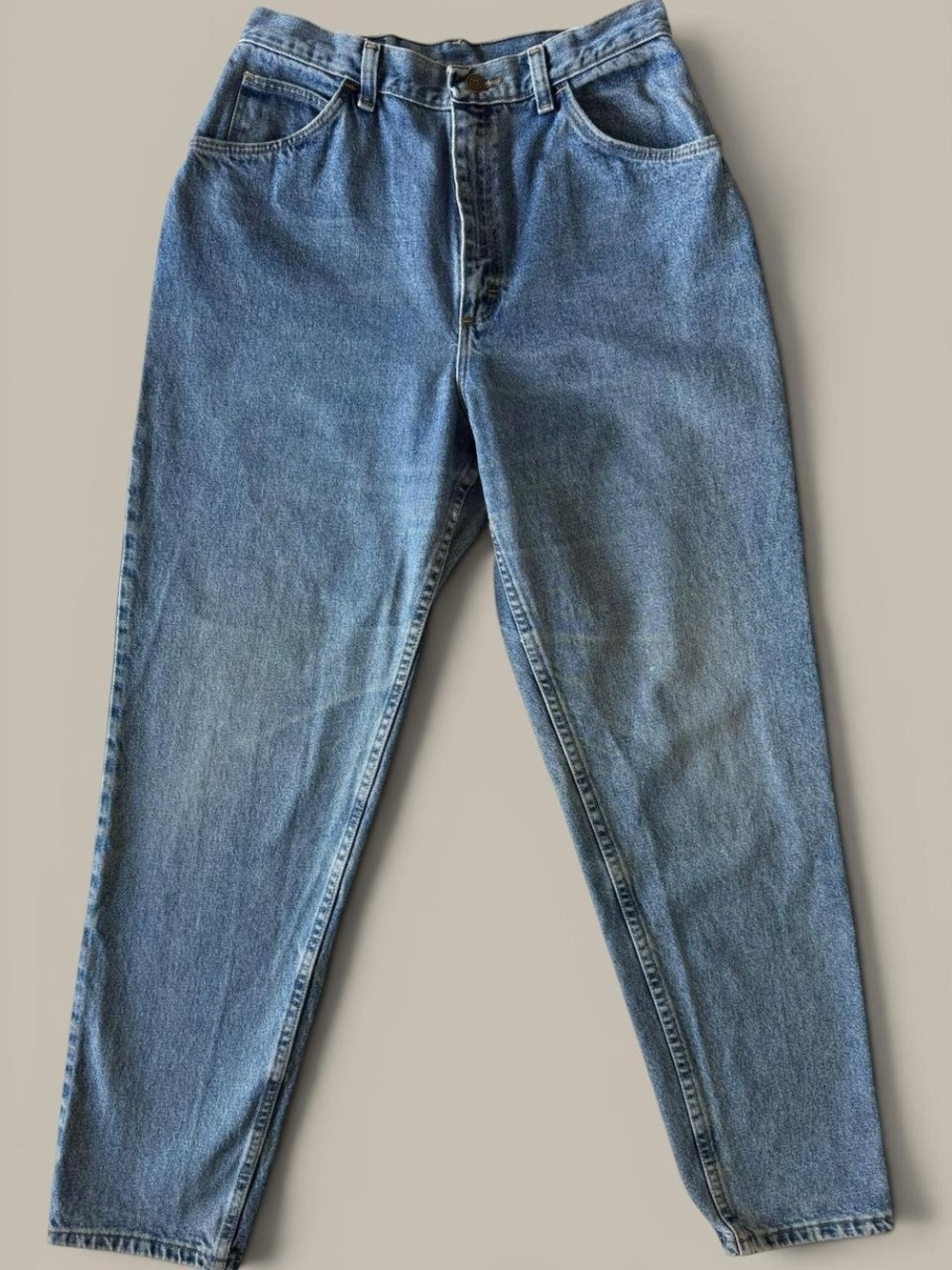 Vintage Gitano High Rise Tapered Mom Jeans 10P 80s 90s Grunge Denim Retro Blue